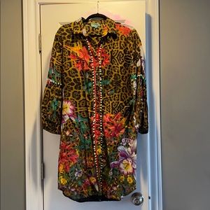 Leopard Print Beach Coverup